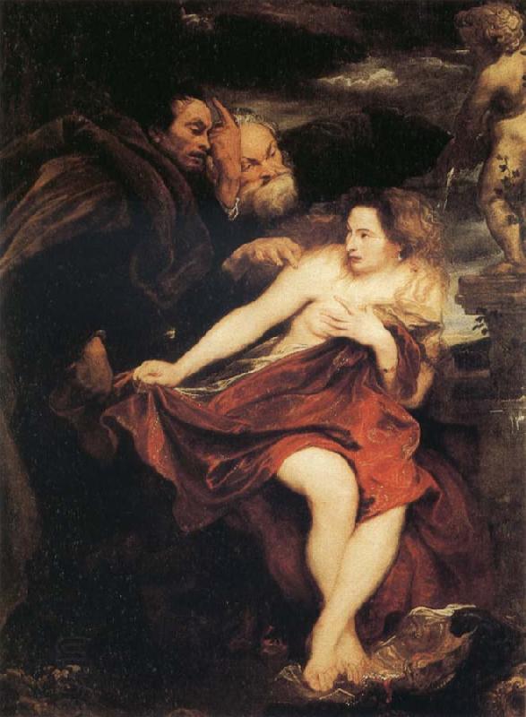 Anthony Van Dyck Susanna and  the Elders China oil painting art